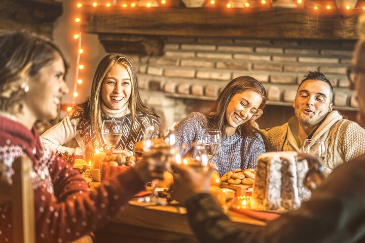 Trapperaften med snesko og restaurant i Chamonix