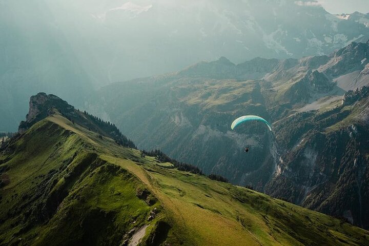 Mürren-Lauterbrunnen : vols panoramiques en parapente tandem