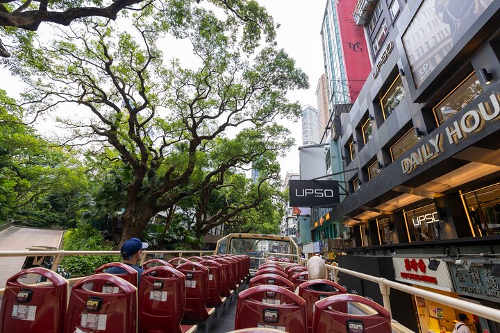 Excursion touristique à arrêts multiples Big Bus en bus à toit ouvert à Hong Kong