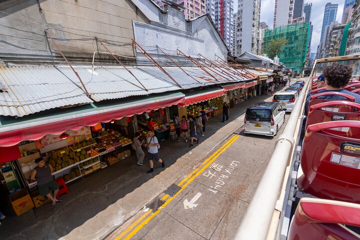 Excursion touristique à arrêts multiples Big Bus en bus à toit ouvert à Hong Kong