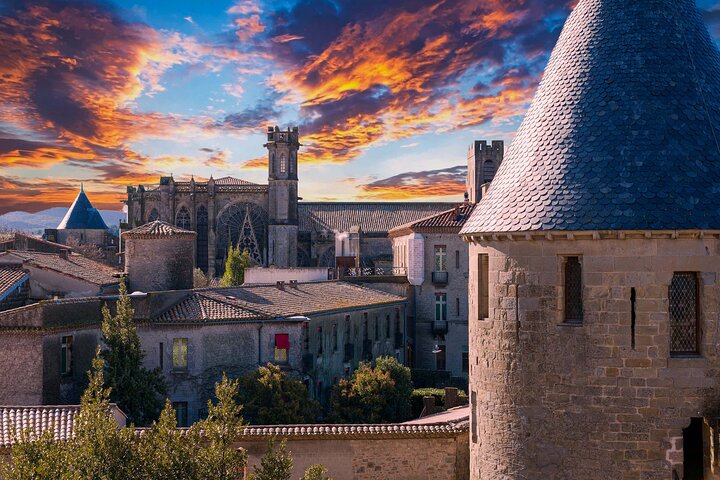 Tour a piedi di Carcassonne con audioguida sul tuo smartphone