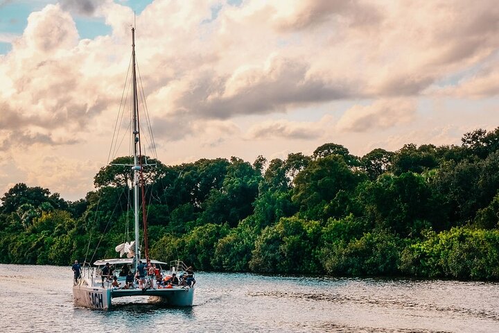 Sunset Catamaran Sail in Cocoa Beach