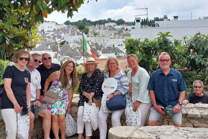 Tour guidato di Alberobello, Martina Franca e Locorotondo da Bari