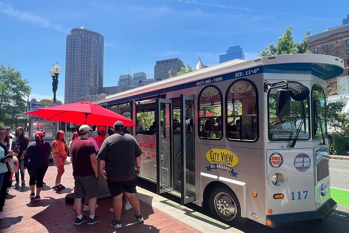 80 - Minuten NON-STOP Trolley van het historische Boston en Freedom Trail