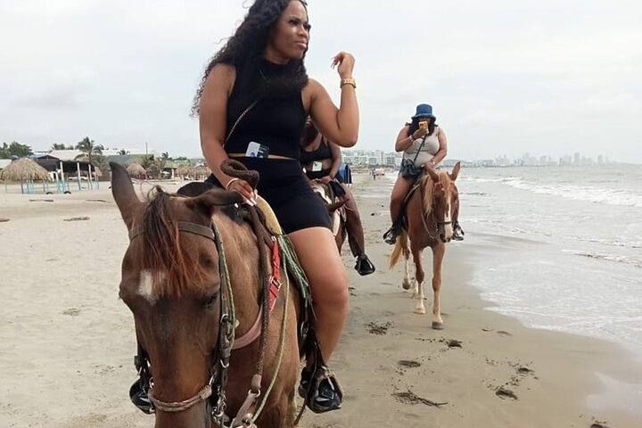 Ridning langs strendene i Cartagena