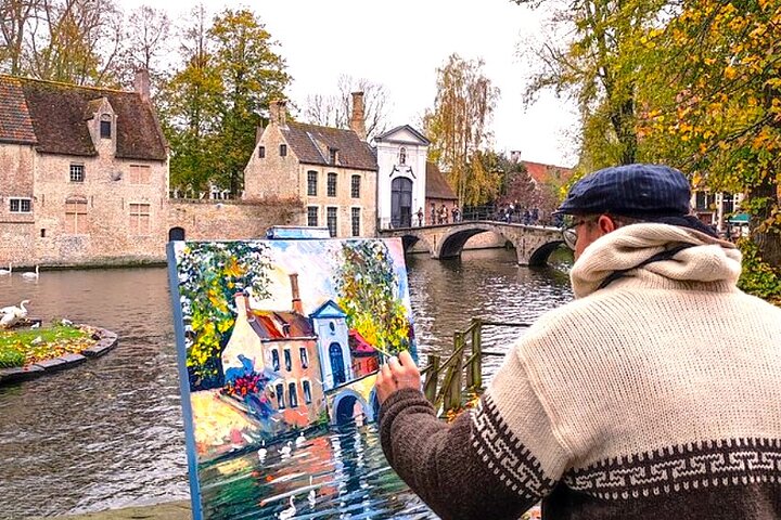 Excursión de lujo a Brujas y crucero por los canales desde la terminal de cruceros