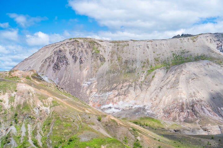 Vandra Mt Usu och besök Lake Toya Day Tour