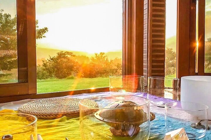 Bagno sonoro privato Meditazione in casa con vista sull'oceano e Beppu onsen
