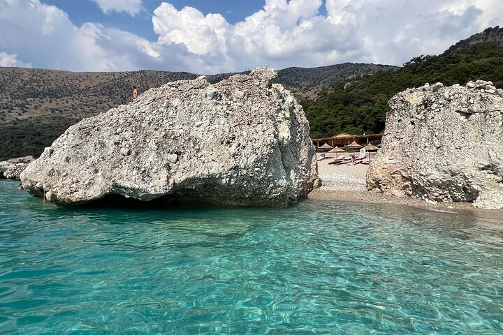 Saranda Boat Tour to Kakome,Hidden Cave and Beaches with Snorkell