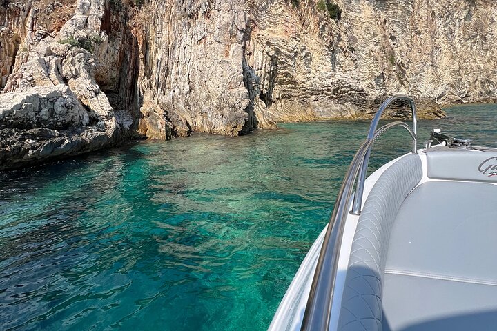 Saranda Boat Tour to Kakome,Hidden Cave and Beaches with Snorkell