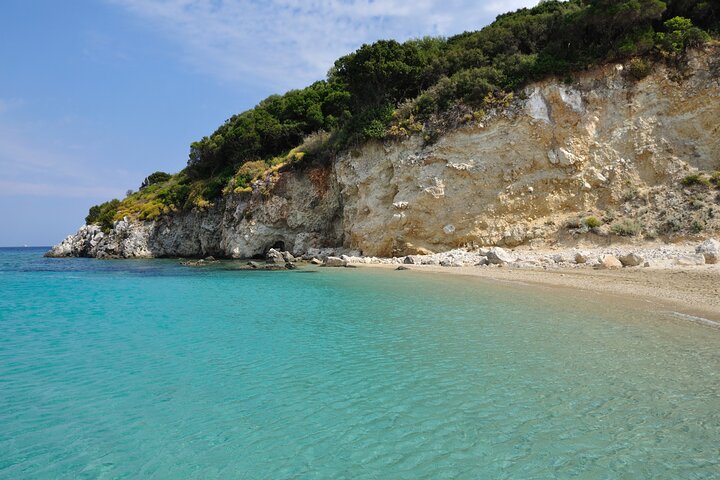 Excursion en petit bateau à Zante vers Keri Mizithres et Marathonisi