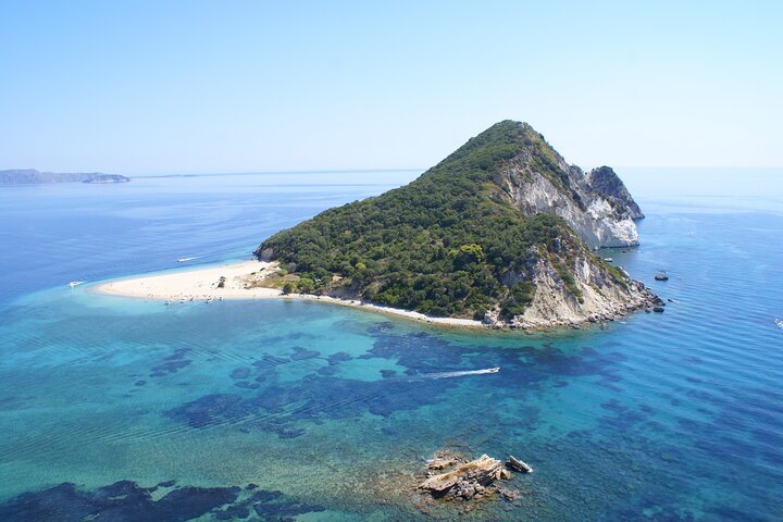 Excursion en petit bateau à Zante vers Keri Mizithres et Marathonisi