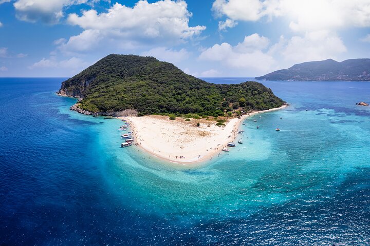 Excursion en petit bateau à Zante vers Keri Mizithres et Marathonisi