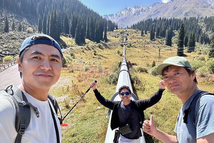 Big Almaty Lake & Thermal Springs at AlmaArasan Gorge by Car 9 AM