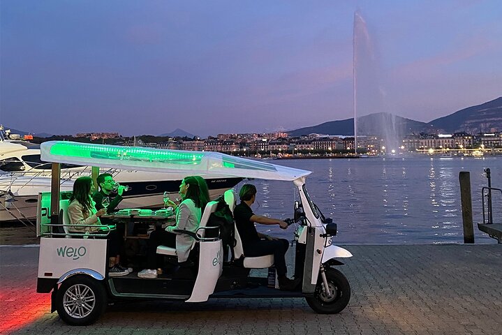 Die private Tuk-Tuk-Tour mit einem der besten Fondues in Genf!