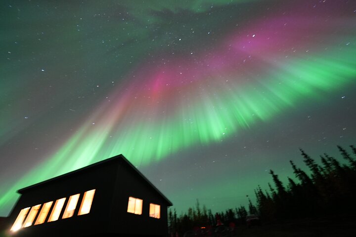 Mountaintop 360° Beste Alaskan hytte med fotografi @Aurora Camp