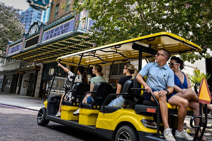 Visite guidée locale de Tampa dans le panier Street-Legal Golf