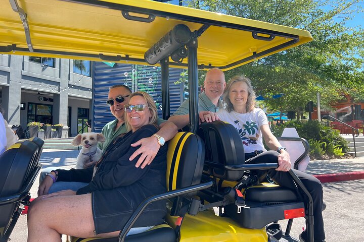 Visite guidée locale de Tampa dans le panier Street-Legal Golf