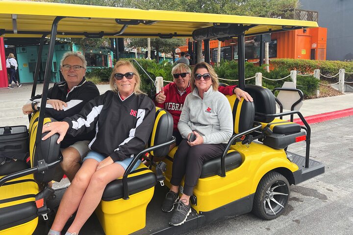 Visite guidée locale de Tampa dans le panier Street-Legal Golf