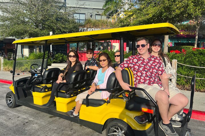 Visite guidée locale de Tampa dans le panier Street-Legal Golf