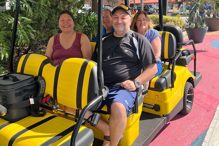 Visite guidée locale de Tampa dans le panier Street-Legal Golf
