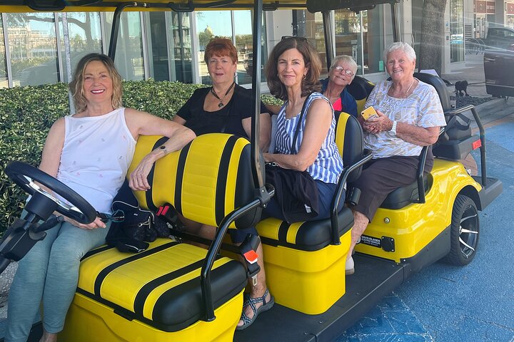 Visite guidée locale de Tampa dans le panier Street-Legal Golf