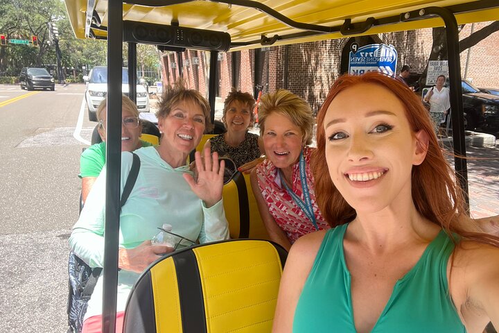 Visite guidée locale de Tampa dans le panier Street-Legal Golf