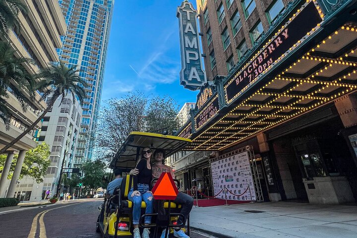 Visite guidée locale de Tampa dans le panier Street-Legal Golf
