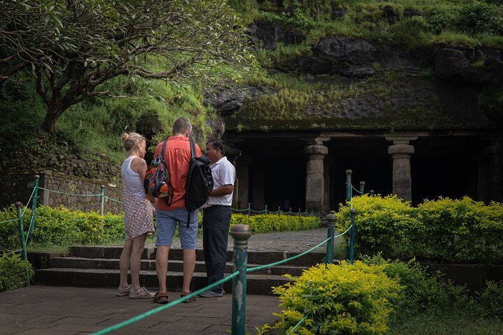 Visite de la ville de Mumbai avec visite d'une journée complète des grottes d'Elephanta