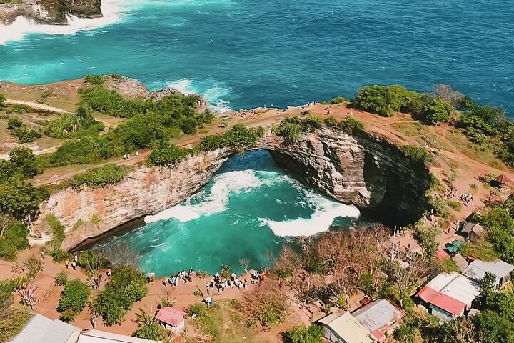 Excursión de un día a la isla de Nusa Penida occidental y snorkel en Manta Point