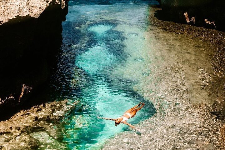 Excursión de un día a la isla de Nusa Penida occidental y snorkel en Manta Point