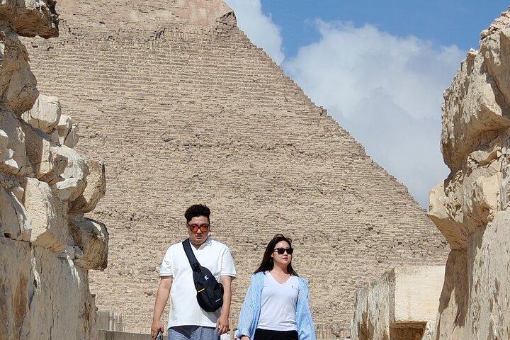 Ganztägige Tour durch die Pyramiden von Gizeh und das Große Ägyptische Museum.