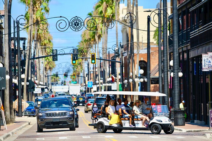 Geführte Tampa-Sightseeing-Tour in einem Deluxe-Golfwagen mit Straßenzulassung