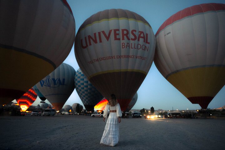 Passeio de balão de ar quente ao nascer do sol em Goreme, Capadócia