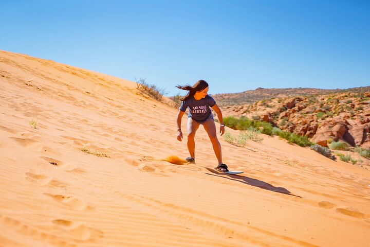 Greater Zion: paseo en UTV por las dunas y surf en Sand Hollow Dunes