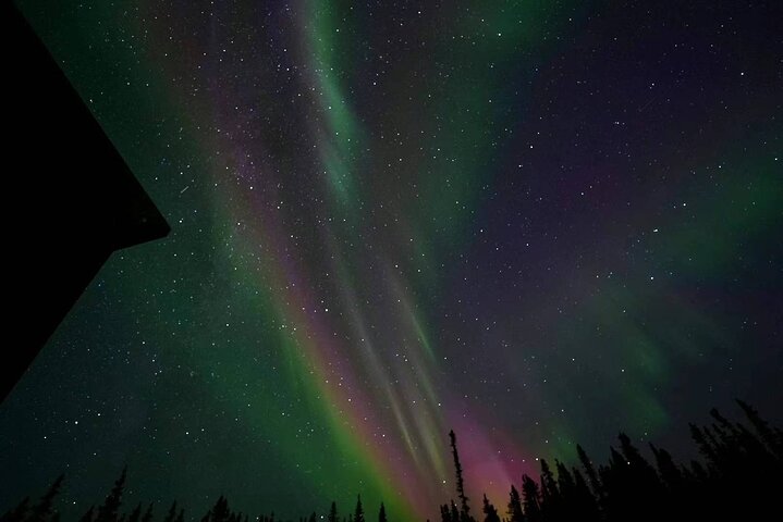 Mountaintop 360° Beste Alaskan hytte med fotografi @Aurora Camp