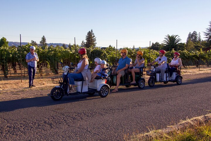 Sonoma Wine Country Electric Trike & Wine Tour - 3 horas