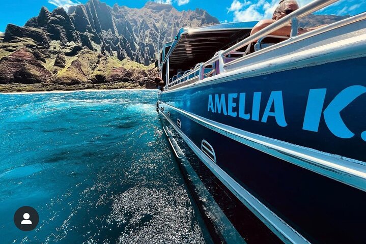 Kauai : Recorrido en barco por NaPali en el Amelia K