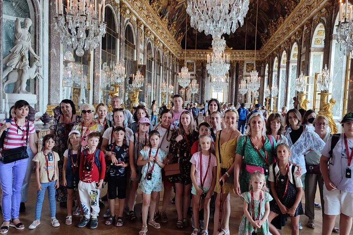 Versailles Palace & Gardens Halvprivat guidad tur med pick up