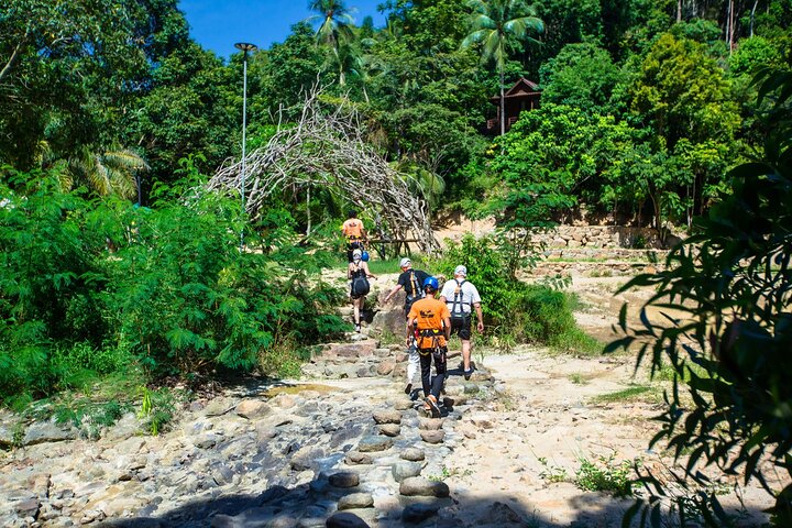Koh Phangan Zipline äventyr med Wang Sai Vattenfall View