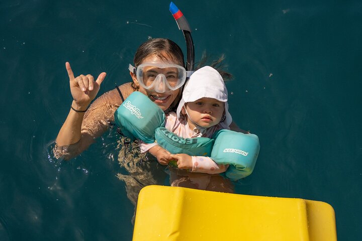 Maui eftermiddag snorkling ombord Malolo til Molokini eller koral haver