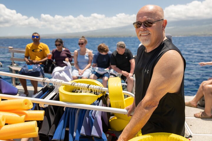 Maui eftermiddag snorkling ombord Malolo til Molokini eller koral haver
