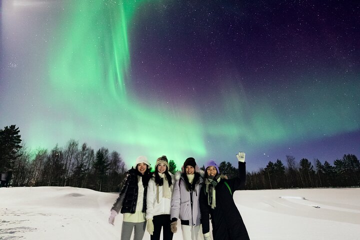 Rovaniemi : Northern Lights Hunt + Foto's & 100% garantie restitutie