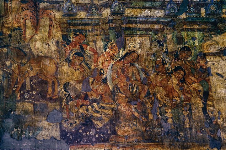 Same Day Tour of Ajanta & Ellora Cave's from Mumbai with Flights