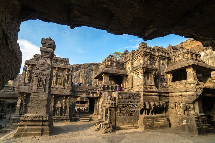 Same Day Tour of Ajanta & Ellora Cave's from Mumbai with Flights