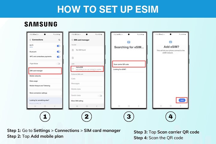 eSIM Filippine (da 3 a 30 giorni. Fino a 60 GB di dati)