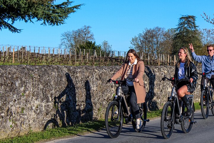 Saint-Émilion Wine Tour por bicicleta elétrica premium, almoço incluído