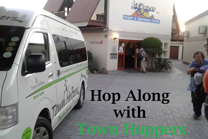Tous les jours, Town Hoppers Shuttle Bus de Swakopmund à Windhoek.