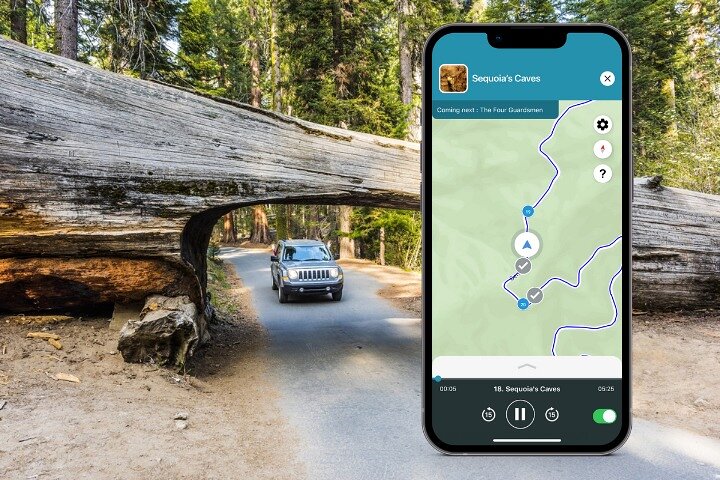 Sequoia National Park självguidad ljudtur