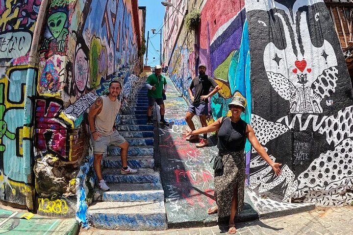 Visite à pied à Valparaiso et Viña avec Déjeuner Départ à Santiago